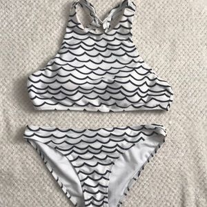 Cupshe high neck wave bikini